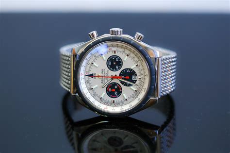 WTS Breitling Chrono Matic 49 A14360 Stainless Steel Automatic Mens