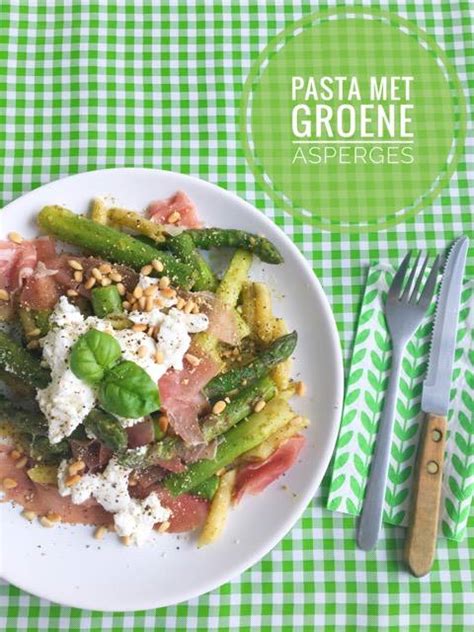 Pasta Met Groene Asperges En Pesto