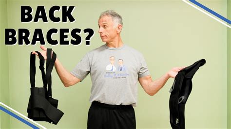 Back Pain Should You Wear A Back Brace 5 Rules To Follow Youtube