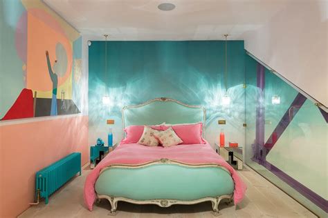 Cleo Barbour Rainbow Interior Loft Conversion London Bedroom With