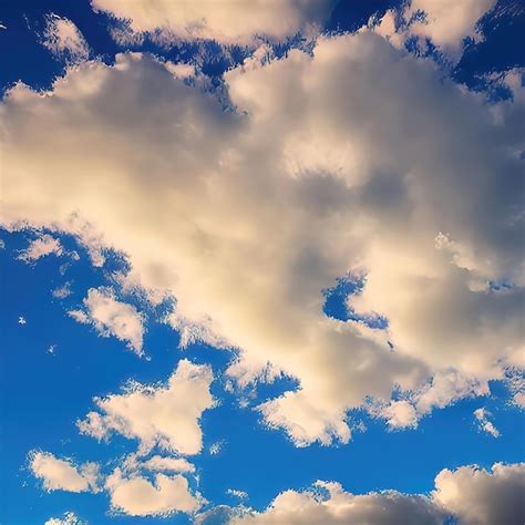 Premium Photo Beautiful Sky With Clouds And Sunrays Illustration