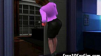 Foxy 3D Cartoon Ebony Babe Sucking On A Hard Cock XNXX