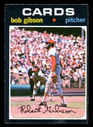 Topps Opc O Pee Chee Mlb Baseball Bob Gibson Hof Nm St Louis