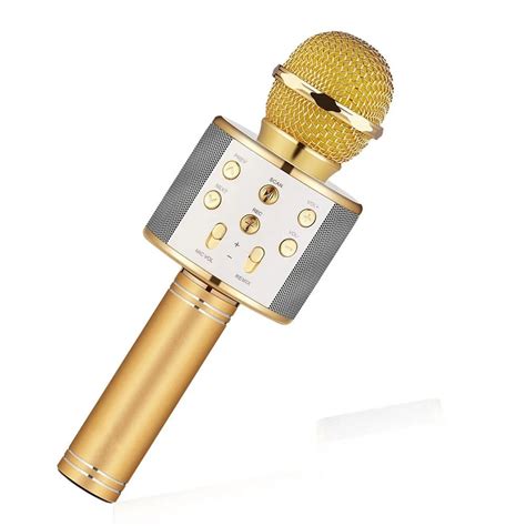 WS858 mikrofon Handheld Bluetooth Wireless Karaoke Microphone Phone ...