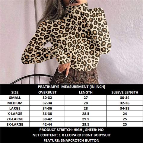 Buy Full Sleeve Leopard Printed Bodysuit Tops For Women Pratiharye