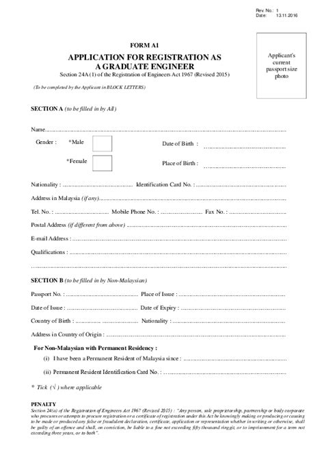 A1 Application Form Pdf Fill Online Printable Fillable 40 Off