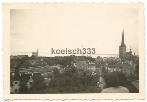 Foto Panoramablick Auf Reval Estland Wehrmacht Infanterie Reg