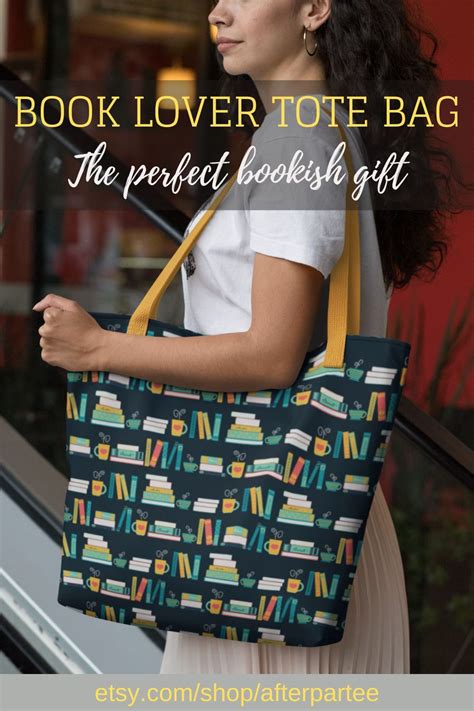 Book Lover Tote Bagbook Stacks Tote Bagbook Loverbook Lover Etsy Book Lovers Book Nerd