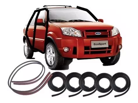 Kit Borrachas 4 Portas Pingadeiras E Porta Malas Ecosport