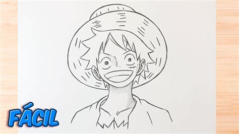 Cómo a Dibujar a LUFFY FÁCIL Paso a Paso con LÁPIZ Dibujos de One