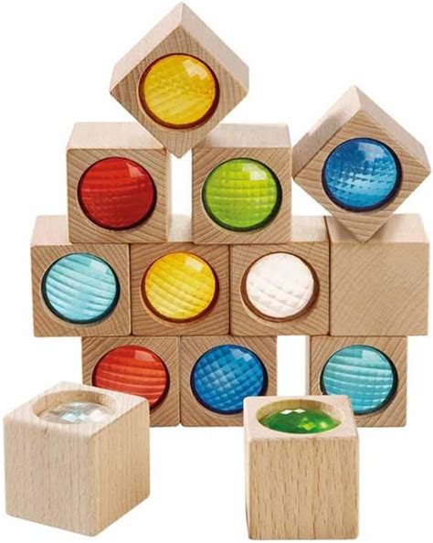 Haba Kaleidoscopic Building Blocks 13 Piece Set With