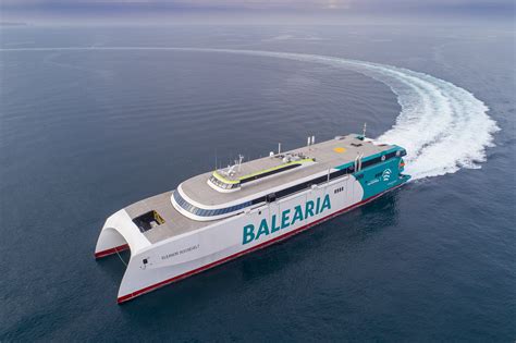 La Naviera Dianense Bale Ria Pone A Flote El Fast Ferry Con Mayor