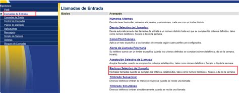 Rechazo Selectivo De Llamada MCM Telecom