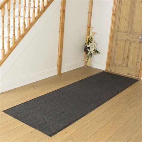 Leyla Black Hallway Carpet Runners Runrug