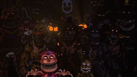 Fnaf 4: All Animatronics | Animatronicos fnaf, Fnaf, Imágenes en 3d