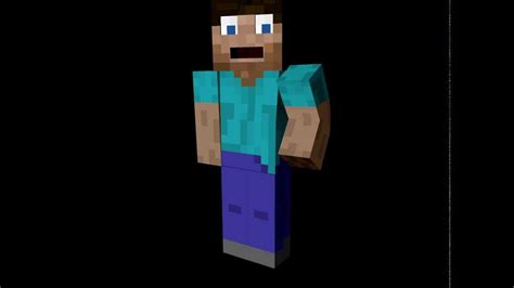 Simple Minecraft Rig Testing Whith Cinema D Youtube