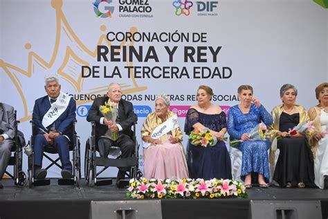 Corona Dif G Mez Palacio A La Reina Y Rey Del Adulto Mayor Mil Metros