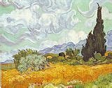 Vincent Van Gogh Cornfield With Cypresses Painting Anysize 50 Off