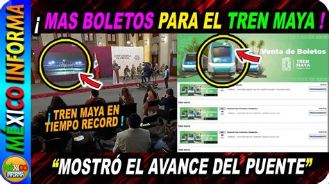 AMLO PRESUMIÓ ESTO EN CONFERENCIA MATUTINA HABRÁ MAS BOLETOS PARA EL