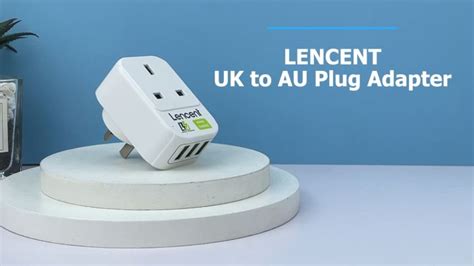 Lencent Malaysia Uk Plug To Australia China Plug Adapter With 3 Usb Ports Grounded Australian