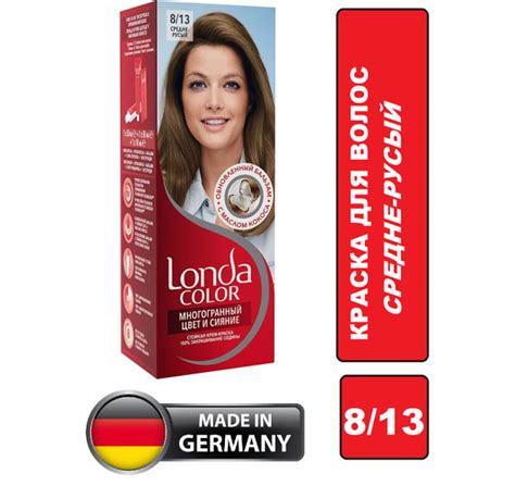 Londa Color 8/13 Средне-русый Стойкая крем-краска для волос 100% ...