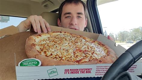 Papa Johns Epic Stuffed Crust Pizza Food Reviewunedited Youtube