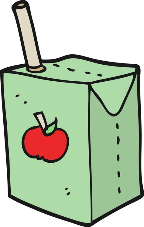 cartoon apple juice box 12137654 Vector Art at Vecteezy