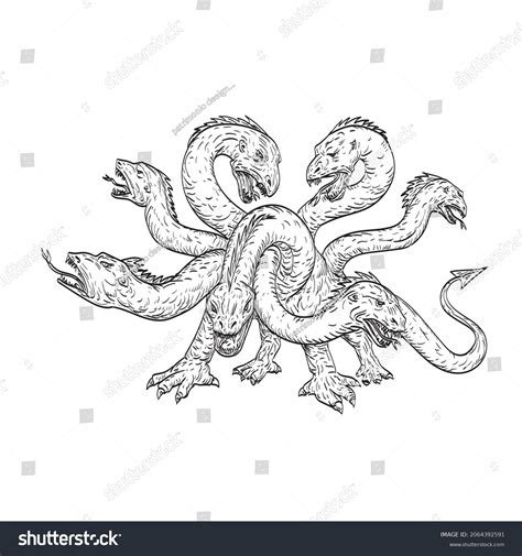 544 Seven Headed Dragon Images Stock Photos And Vectors Shutterstock