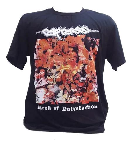 Camiseta Carcass Reek Of Putrefaction Death Metal Carcass Mercadolivre