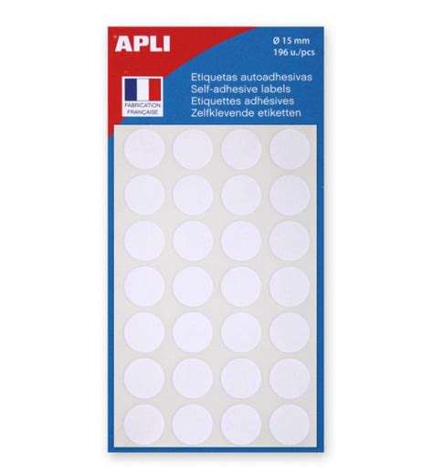 Agipa Sachet De Pastilles De Signalisation Rondes Gommettes Mm