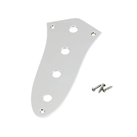 Fender Jazz Bass Control Plate 4 Hole Chrome Buy Online Belfield Music