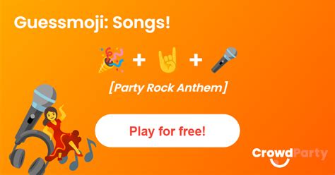 CrowdParty — Guessmoji: Songs! — 50 Rounds