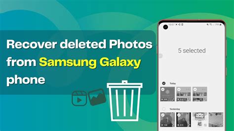 Recover Deleted Photos From Samsung Galaxy Phone Ways Youtube