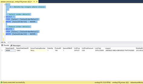 Learn The Delete Sql Command