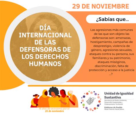 Día Internacional de las Defensoras de los Derechos humanos