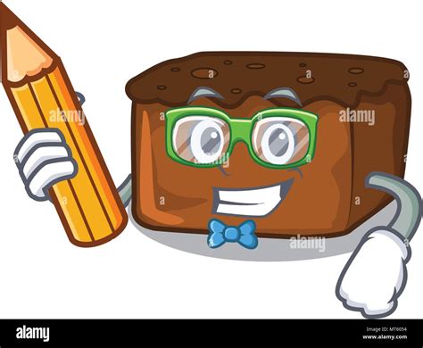 Student Brownies Character Cartoon Style Stock Vector Image And Art Alamy