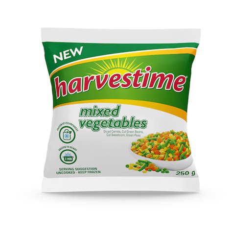 Harvestime Harvestime Mixed Veg 250g Harvestime South Africa