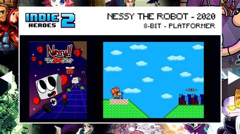 Nessy The Robot Indie Heroes Collection 2 Game 2 Of 12 Evercade