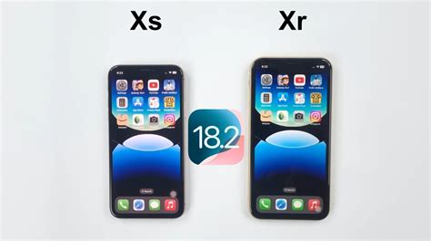 Ios Speed Test Iphone Xs Vs Iphone Xr Youtube