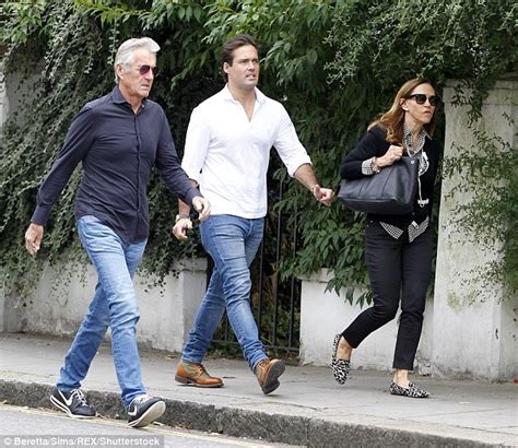 Spencer Matthews Coordinates Denim With Dad As He Enjoys Day Out With