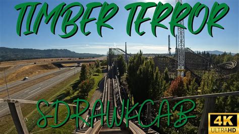 Timber Terror Backwards POV 4k 60fps Silverwood Theme Park 2022 YouTube