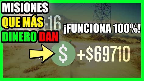 TOP 8 MISIONES Que MAS DINERO DAN Para GANAR MUCHO DINERO En GTA 5