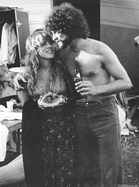 “Stevie and Lindsey backstage at the Sunday Break II show in Austin, TX