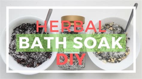 Herbal Bath Soak Diy Homemade Spa Gift For Relaxation Youtube