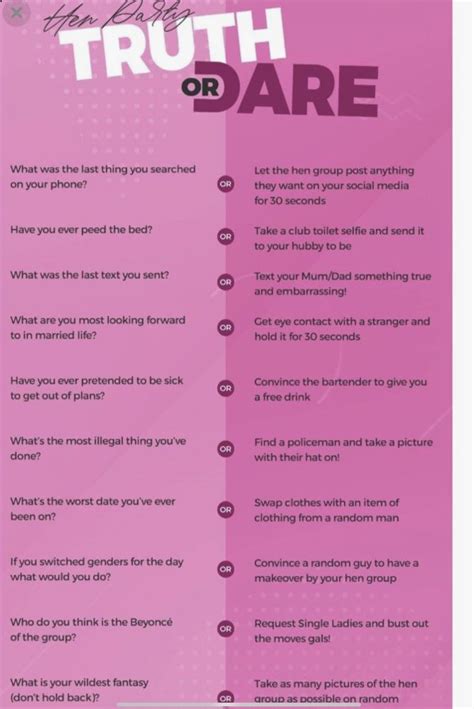 Funny Truth Or Dare Truth And Dare Questions To Get To Know Someone