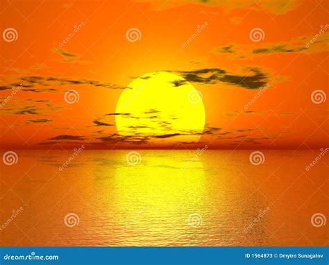 Red Sunset Stock Photos - Image: 1564873