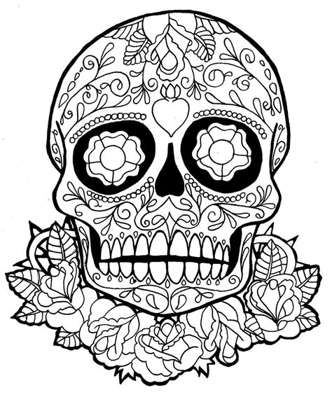 Pirate Skull Coloring Pages at GetColorings.com | Free printable ...