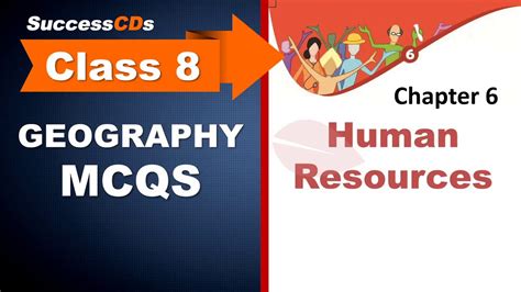 Human Resources Class 8 Geography Chapter 6 Important Mcqs Human