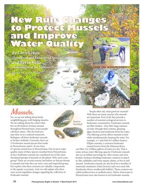 Fillable Online Fish State Pa New Rule Changes To Protect Mussels And