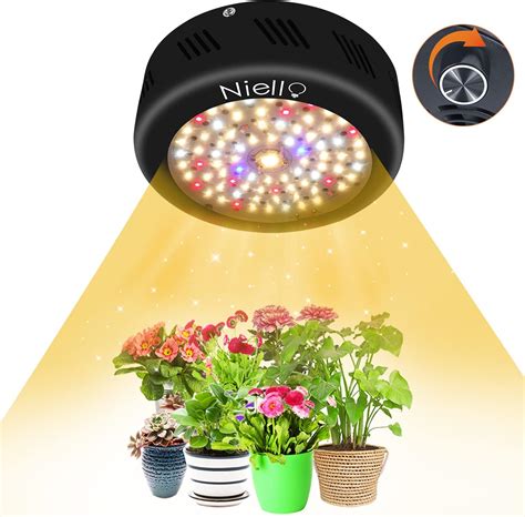 Ufo Led Grow Light Niello W Full Spectrum Plant Light With Cree